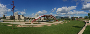 A panorama of the Riverside Amphitheater by Alex Rose