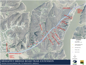 Concept Alignment for Mehaffey Bridge Road Trail