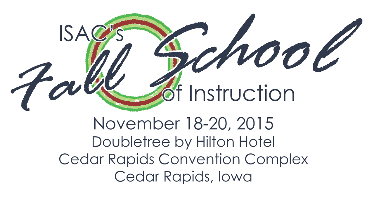 Header featuring the ISAC Fall School of Instruction logo